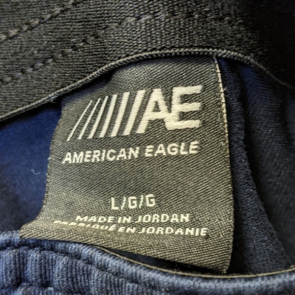 American Eagle Outfitters Navy Jogger Pants - Picture 3 of 3